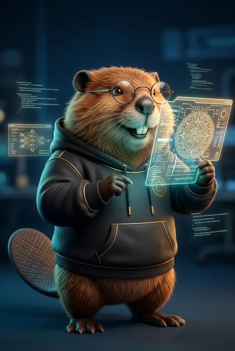 Beaver, guardián de Canadá — castor artesano